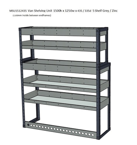 Metrax van racking shelving - metrax,