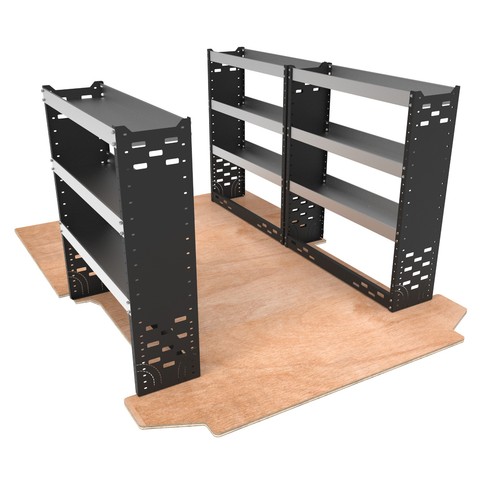 Metal van racking - van,