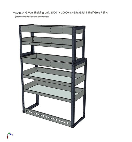 Metrax van racking - van,