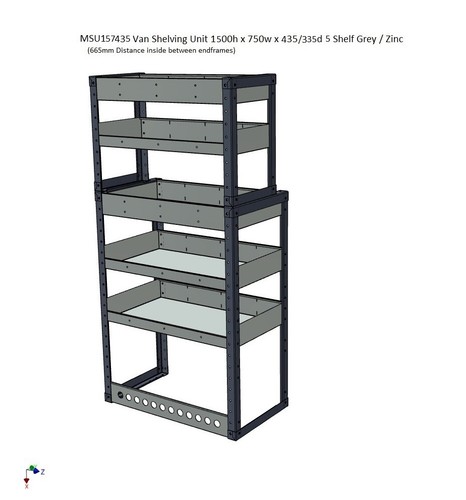 Metrax van racking shelving - metrax,