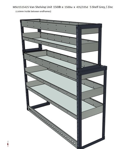 Metrax van racking shelving - metrax,