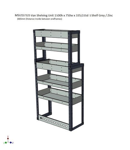 Metrax van racking shelving - racking,