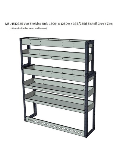 Metrax van racking shelving - metrax,