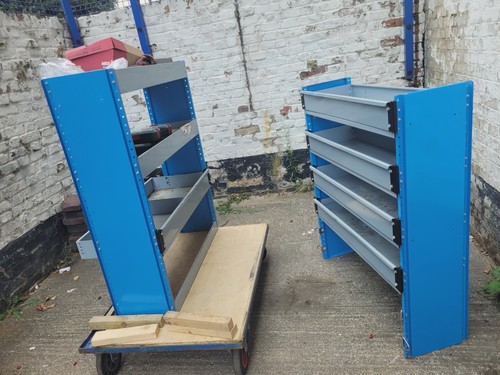 Metal van racking work - van,